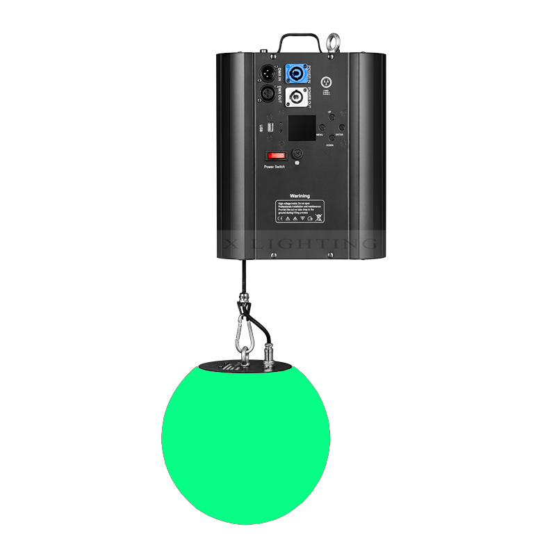 30cm ball 3m winch dmx control led kinetic light