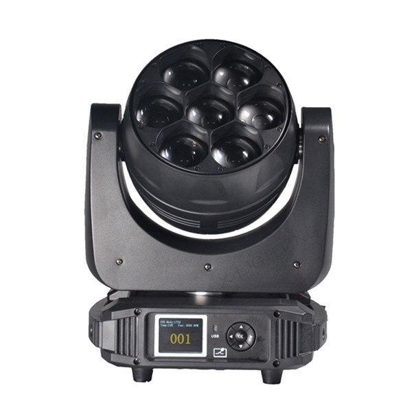 Professional 7*40W Led moving head light with zoom for event X-LM740